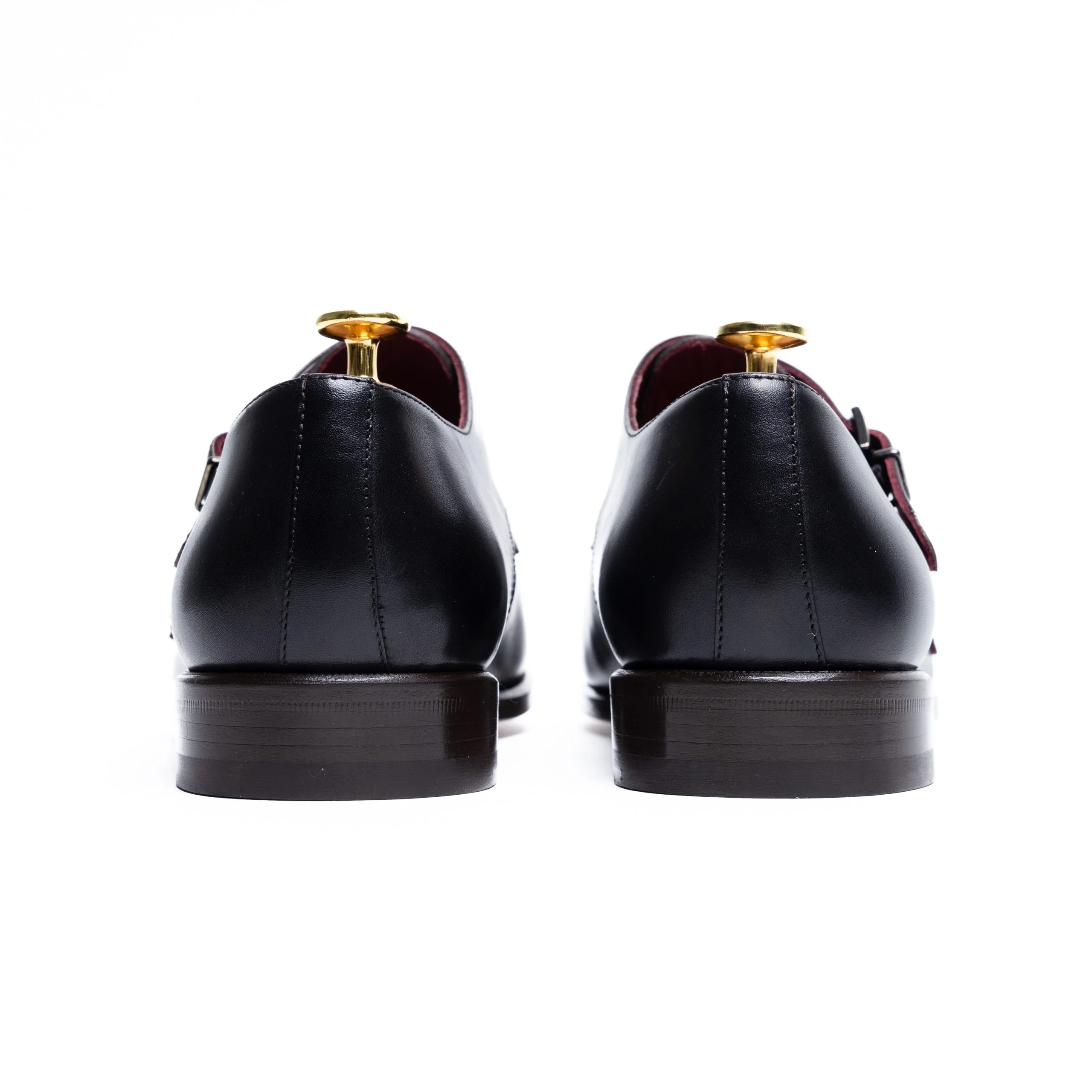 Dökkbrúnir Double Monk Strap - Image 3